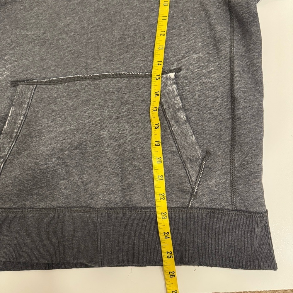 Abercrombie & Fitch Y2K Grunge Muscle Hoodie Distressed Faded XL - Picture 12 of 14